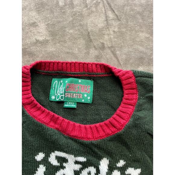 Ugly Christmas sweater XS extra small womens sweater pug dog feliz navi dog‎ - Picture 4 of 5